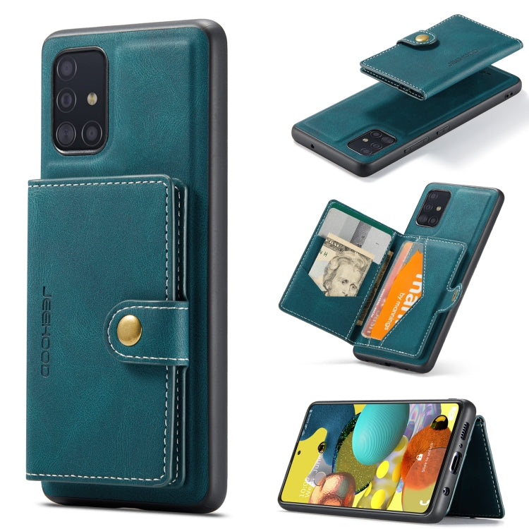 JEEHOOD Retro Magnetic Detachable Protective Case with Wallet & Card Slot & Holder, For Samsung Galaxy A52 5G, For Samsung Galaxy A72 5G, For Samsung Galaxy A51 5G