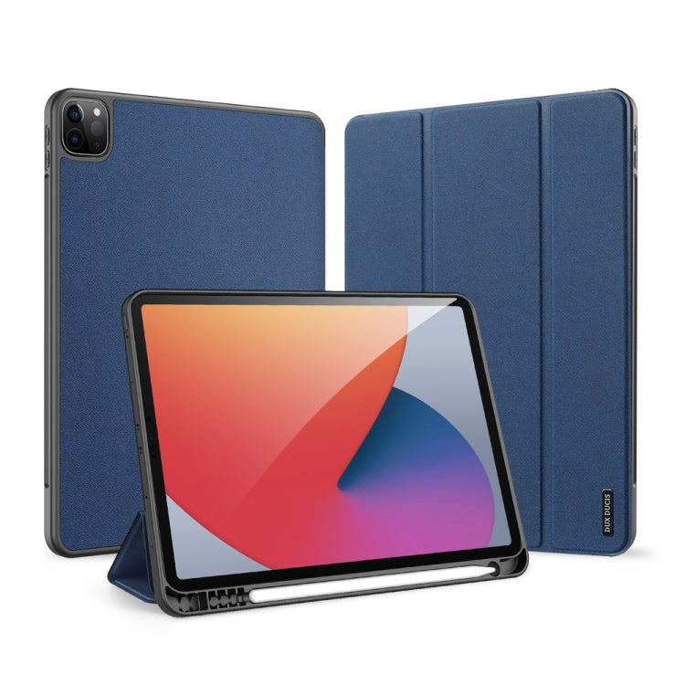 DUX DUCIS Domo Series Horizontal Flip Magnetic TPU + PU Leather Case with Three-folding Holder & Pen Slot & Sleep / Wake-up Function, iPad Pro 11 （2021）/(2020), iPad Pro 12.9  2021 / 2020