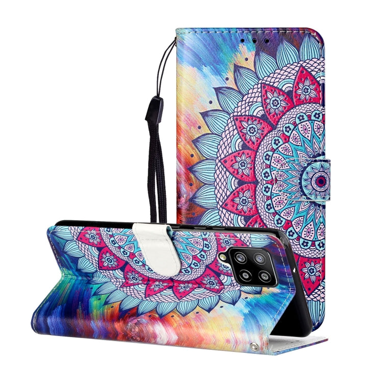 Oil Embossed Coloured Drawing Pattern Horizontal Flip PU Leather Case with Holder & Card Slots & Wallet, For Samsung Galaxy A42 5G, For Samsung Galaxy A52 5G / 4G