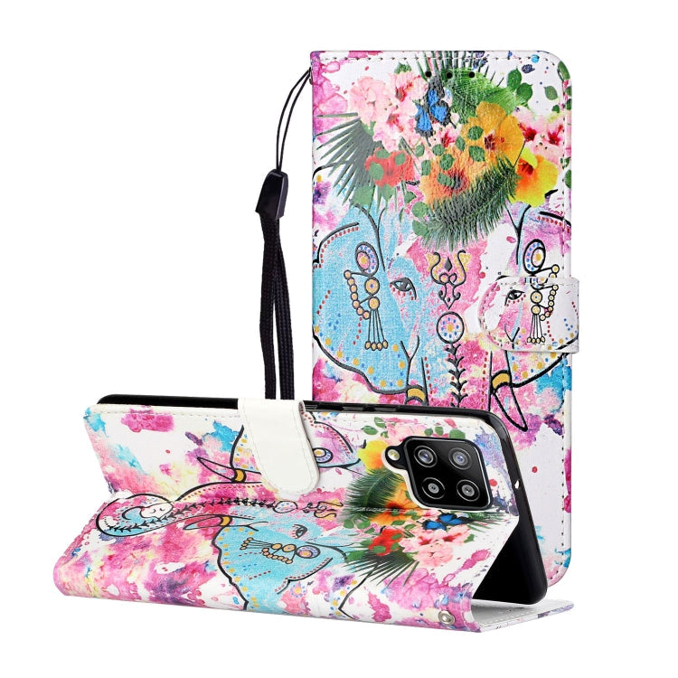 Oil Embossed Coloured Drawing Pattern Horizontal Flip PU Leather Case with Holder & Card Slots & Wallet, For Samsung Galaxy A42 5G, For Samsung Galaxy A52 5G / 4G