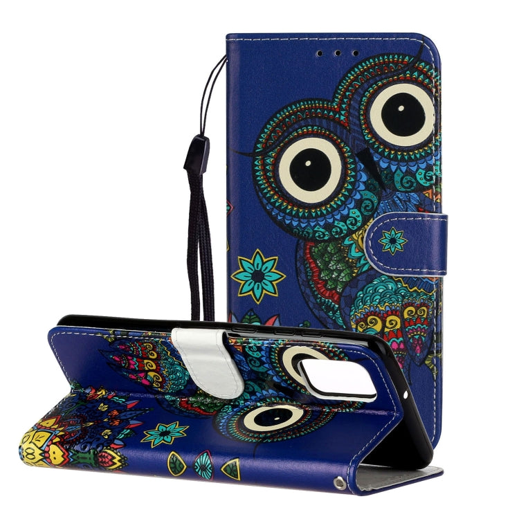 Oil Embossed Coloured Drawing Pattern Horizontal Flip PU Leather Case with Holder & Card Slots & Wallet, For Samsung Galaxy A42 5G, For Samsung Galaxy A52 5G / 4G