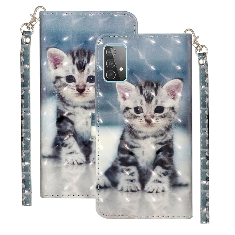 3D Pattern Horizontal Flip PU Leather Case with Holder & Card Slots & Wallet, For Samsung Galaxy A42 5G, For Samsung Galaxy A52 5G / 4G