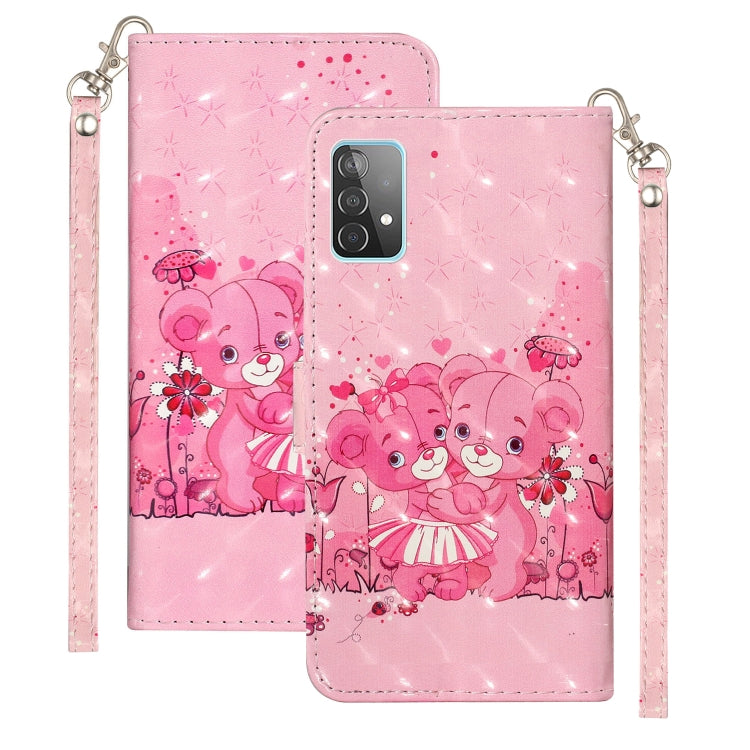 3D Pattern Horizontal Flip PU Leather Case with Holder & Card Slots & Wallet, For Samsung Galaxy A42 5G, For Samsung Galaxy A52 5G / 4G