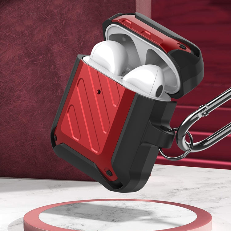 Wireless Earphones Shockproof Bumblebee Twill Silicone Protective Case, For AirPods 1/2