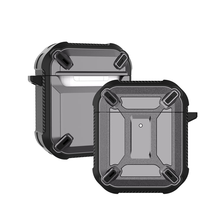 Wireless Earphones Shockproof King Kong Armor Silicone Protective Case, For AirPods 1/2