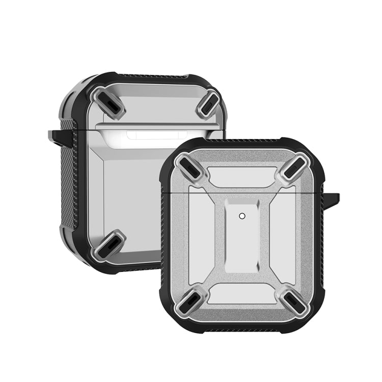 Wireless Earphones Shockproof King Kong Armor Silicone Protective Case, For AirPods 1/2