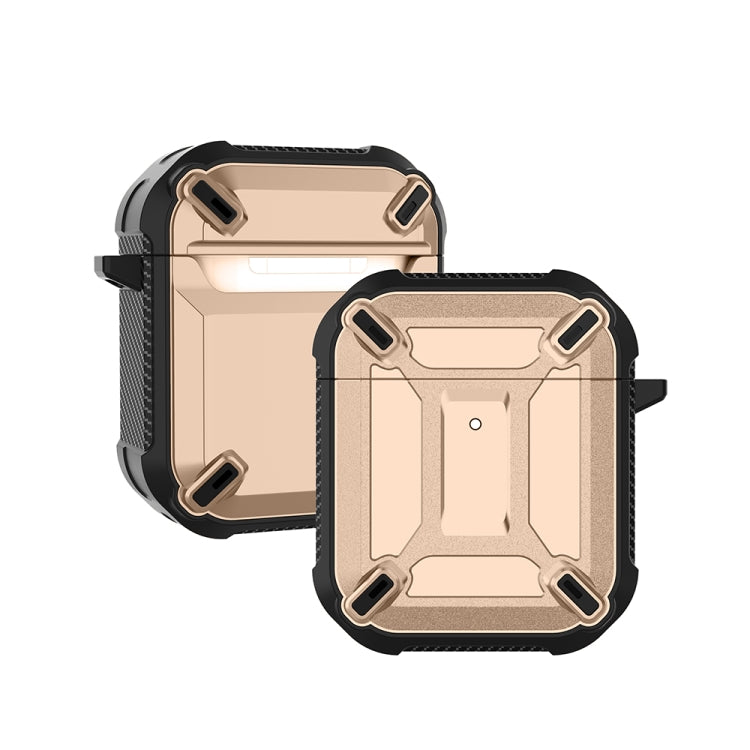 Wireless Earphones Shockproof King Kong Armor Silicone Protective Case, For AirPods 1/2