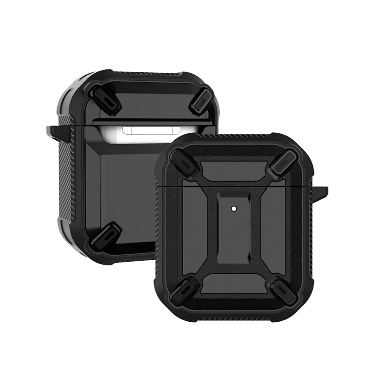 Wireless Earphones Shockproof King Kong Armor Silicone Protective Case, For AirPods 1/2