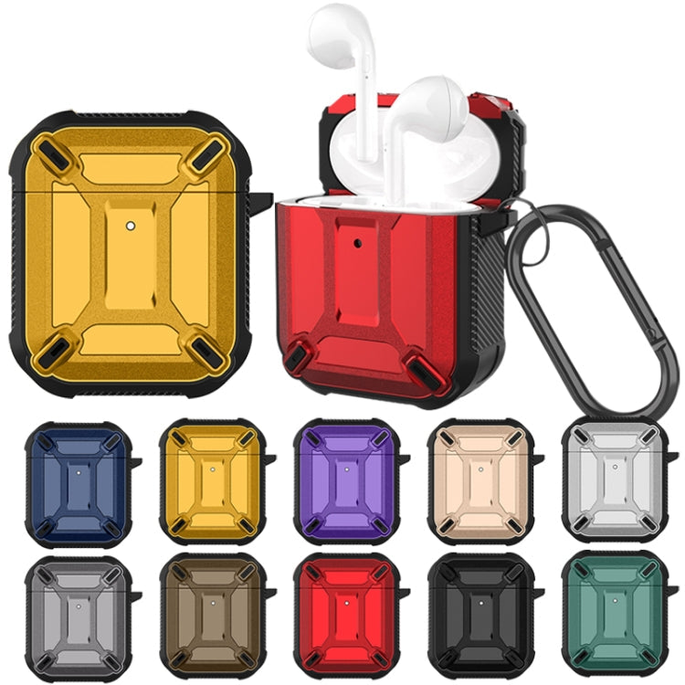 Wireless Earphones Shockproof King Kong Armor Silicone Protective Case, For AirPods 1/2
