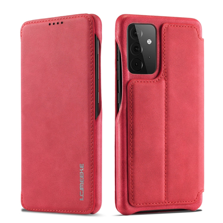 LC.IMEEKE Hon Ancient Series Horizontal Flip Leather Case with Holder & Card Slot, For Samsung Galaxy A52 5G / 4G, For Samsung Galaxy A12 5G, For Samsung Galaxy A72 5G / 4G, For Samsung Galaxy S20 FE, For Samsung Galaxy A72 5G / 4G5G                   ...