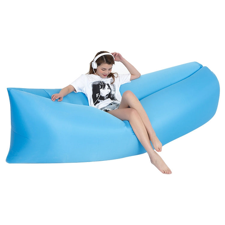 Outdoor Portable Lazy Water Inflatable Sofa Beach Grass Air Bed, Size: 200 x 70cm, 200 x 70cm Red, 200 x 70cm Yellow, 200 x 70cm Purple, 200 x 70cm Orange, 200 x 70cm Sky Blue, 200 x 70cm Black, 200 x 70cm Green, 200 x 70cm Pink, 200 x 70cm Rose Red   ...