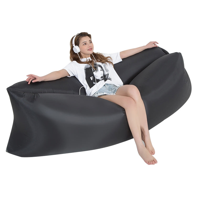 Outdoor Portable Lazy Water Inflatable Sofa Beach Grass Air Bed, Size: 200 x 70cm, 200 x 70cm Red, 200 x 70cm Yellow, 200 x 70cm Purple, 200 x 70cm Orange, 200 x 70cm Sky Blue, 200 x 70cm Black, 200 x 70cm Green, 200 x 70cm Pink, 200 x 70cm Rose Red   ...