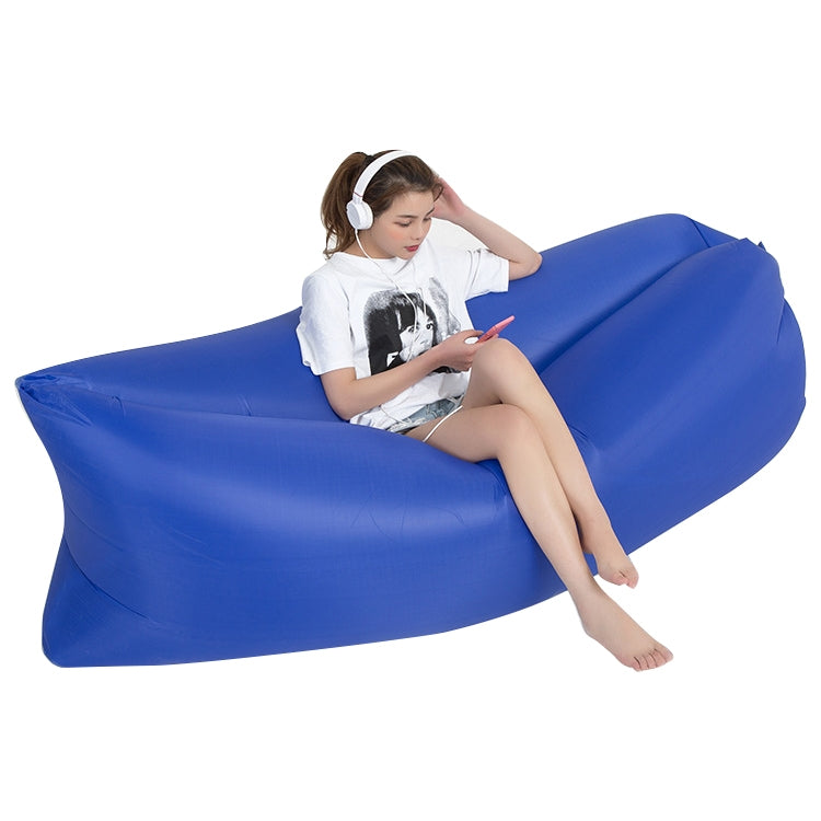 Outdoor Portable Lazy Water Inflatable Sofa Beach Grass Air Bed, Size: 200 x 70cm, 200 x 70cm Red, 200 x 70cm Yellow, 200 x 70cm Purple, 200 x 70cm Orange, 200 x 70cm Sky Blue, 200 x 70cm Black, 200 x 70cm Green, 200 x 70cm Pink, 200 x 70cm Rose Red   ...