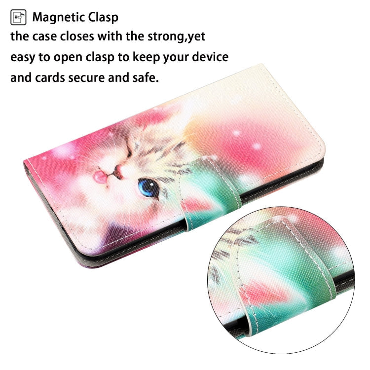 Painted Pattern Horizontal Flip Leathe Case, For iPhone 12/12 Pro