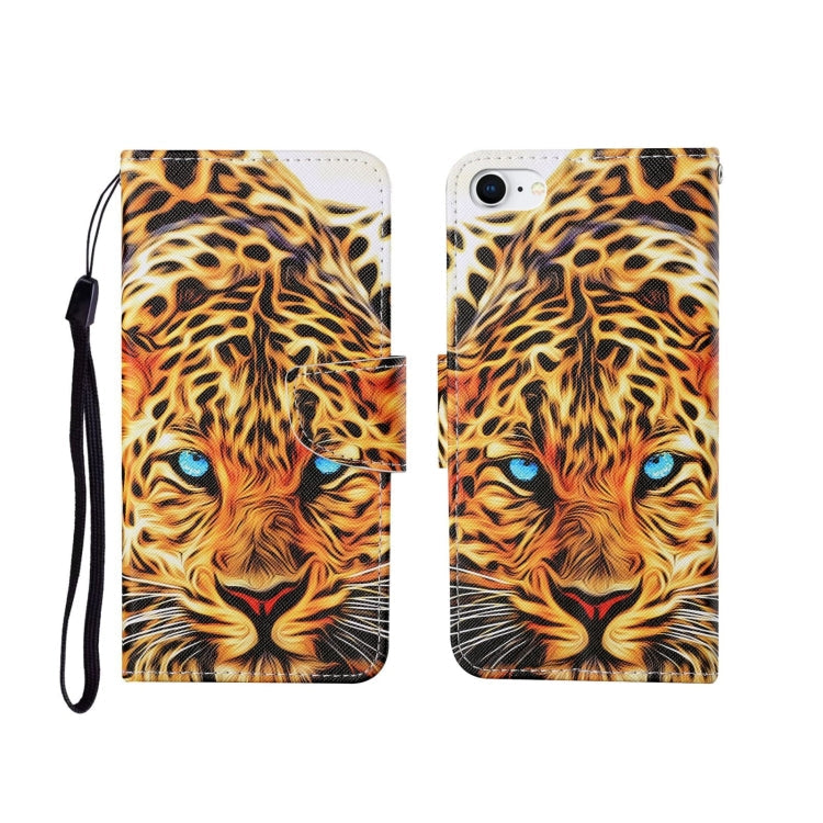 Painted Pattern Horizontal Flip Leathe Case, For iPhone SE (2020)/ 7 /8