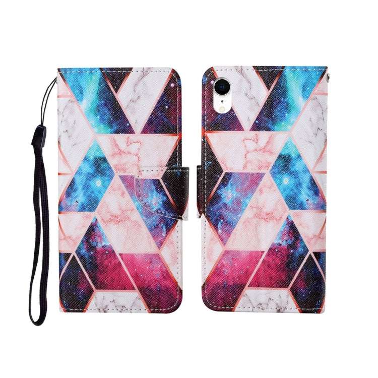 Painted Pattern Horizontal Flip Leathe Case, For iPhone XS Max
