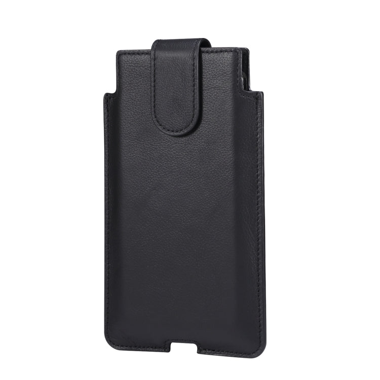 Universal Cow Leather Vertical Mobile Phone Leather Case Waist Bag For 7.2 inch and Below Phones, For 6.7 inch and Below Phones