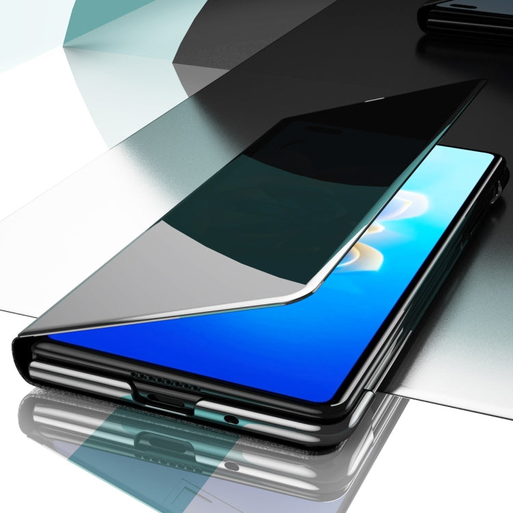 Electroplated Mirror Protective Case with Holder, For Huawei Mate X2