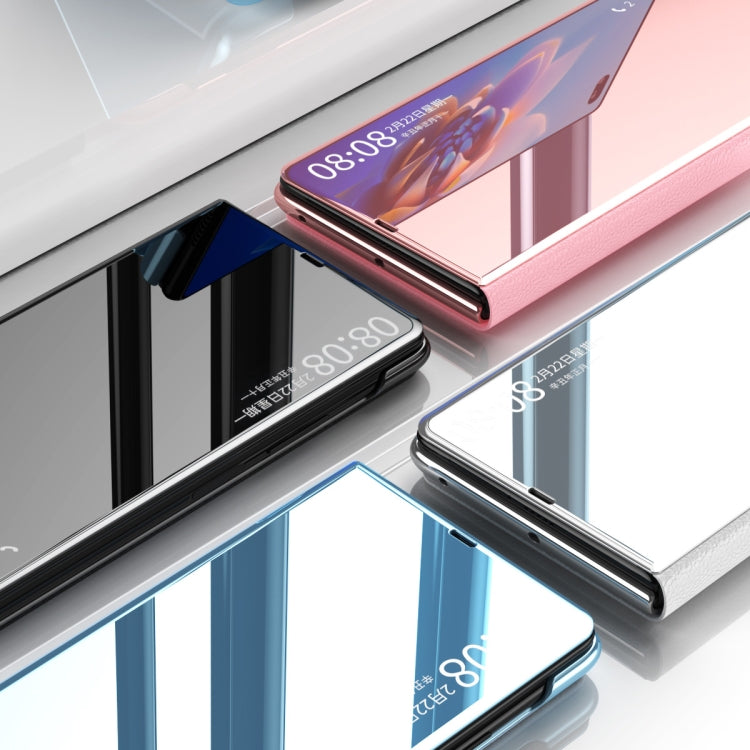 Electroplated Mirror Protective Case with Holder, For Huawei Mate X2