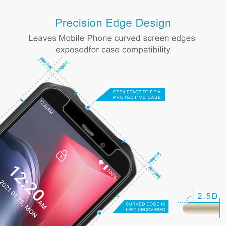 20 PCS 0.26mm 9H 2.5D Tempered Glass Film, For Oukitel WP12 (20 PCS)