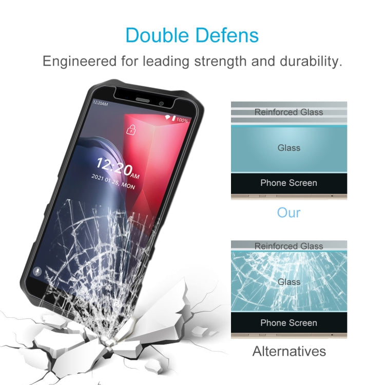 20 PCS 0.26mm 9H 2.5D Tempered Glass Film, For Oukitel WP12 (20 PCS)
