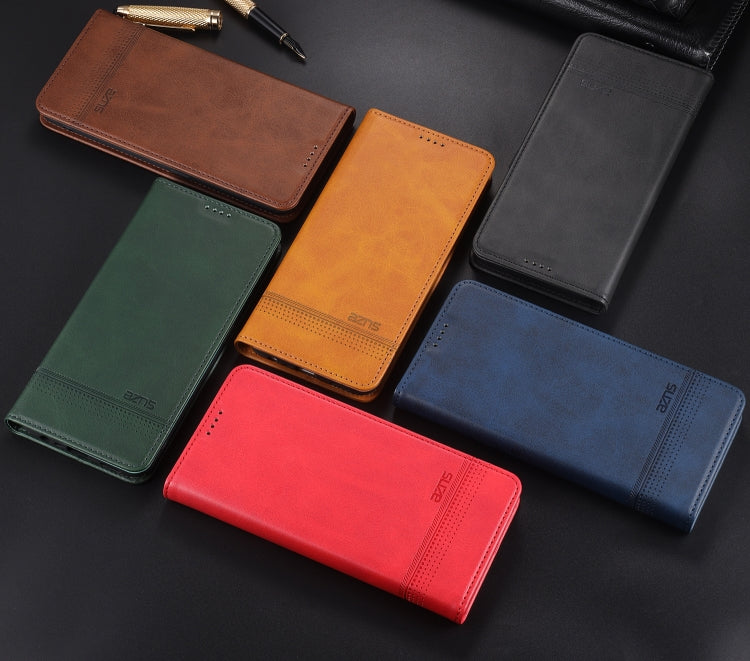 AZNS Magnetic Calf Texture Horizontal Flip Leather Case with Card Slots & Holder & Wallet, For OPPO A93 (5G), For OPPO A74 (5G), For Xiaomi Redmi K40, For Xiaomi Redmi K40 Pro