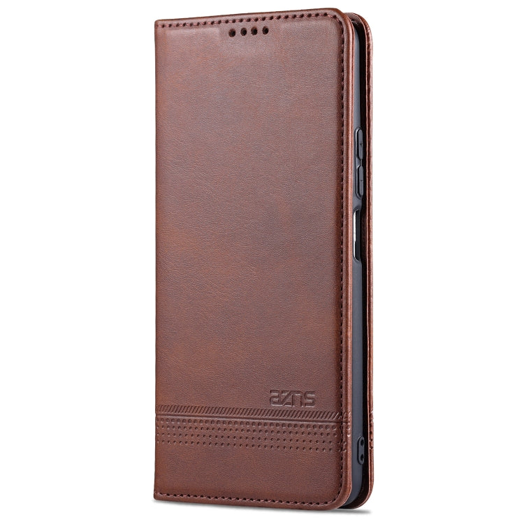 AZNS Magnetic Calf Texture Horizontal Flip Leather Case with Card Slots & Holder & Wallet, For Xiaomi Poco F3, For Samsung Galaxy A32 4G