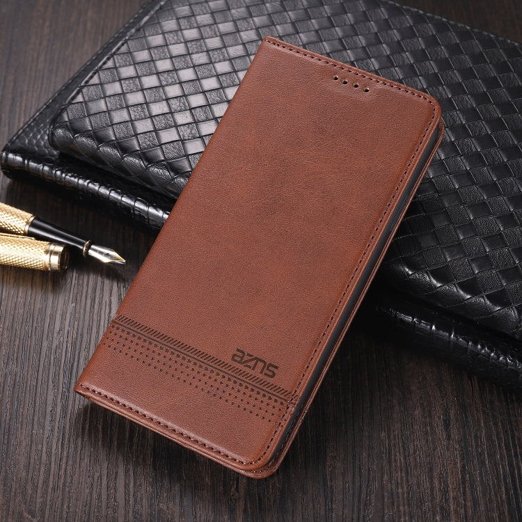 AZNS Magnetic Calf Texture Horizontal Flip Leather Case with Card Slots & Holder & Wallet, For Xiaomi Poco F3, For Samsung Galaxy A32 4G