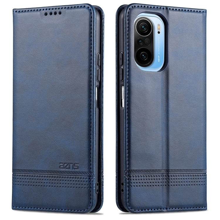 AZNS Magnetic Calf Texture Horizontal Flip Leather Case with Card Slots & Holder & Wallet, For Xiaomi Poco F3, For Samsung Galaxy A32 4G