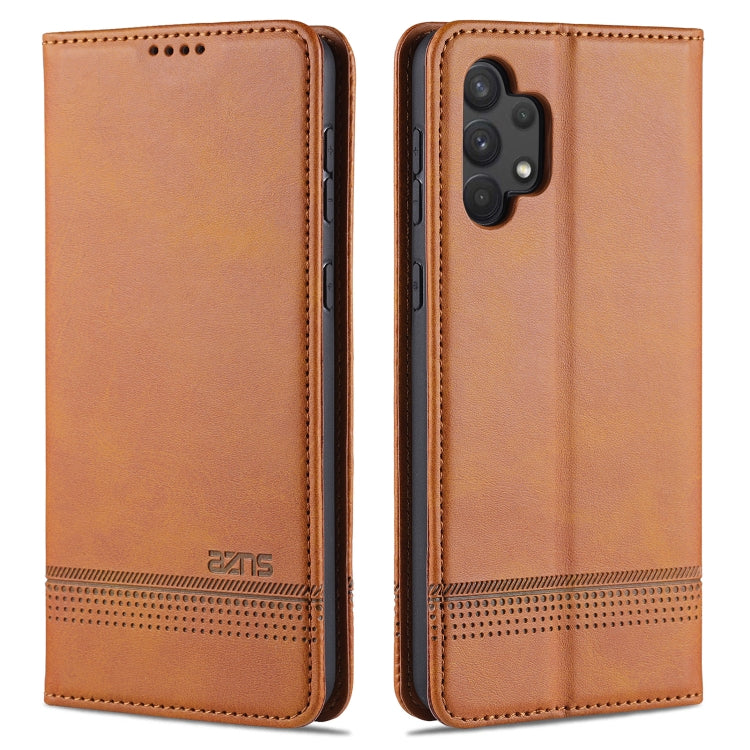 AZNS Magnetic Calf Texture Horizontal Flip Leather Case with Card Slots & Holder & Wallet, For Xiaomi Poco F3, For Samsung Galaxy A32 4G