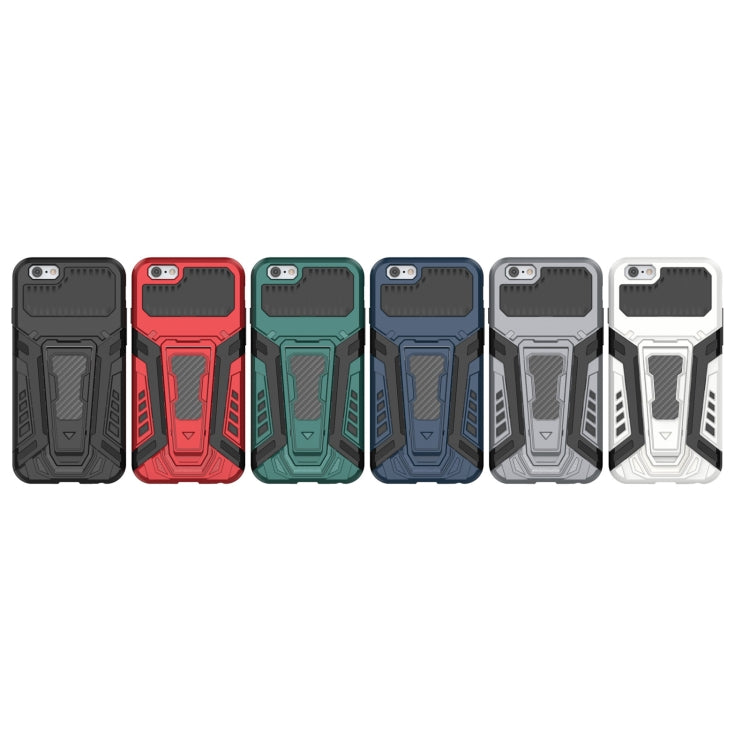 War Chariot Series Armor All-inclusive Shockproof PC + TPU Protective Case with Invisible Holder, For iPhone 6, For iPhone 6 Plus, For iPhone 8 Plus / 7 Plus, For iPhone 11