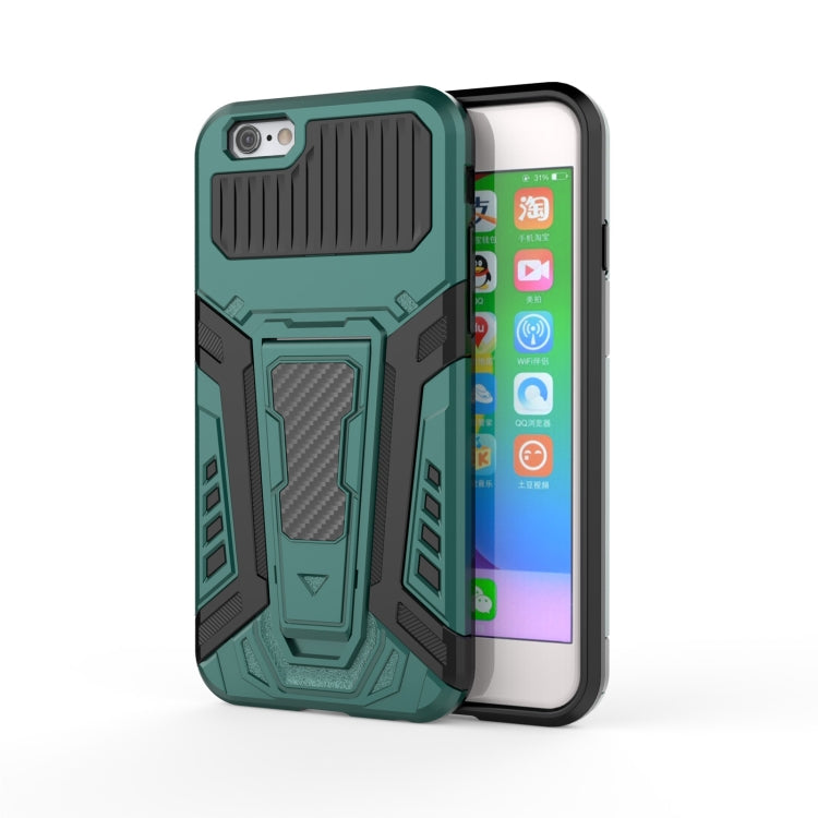 War Chariot Series Armor All-inclusive Shockproof PC + TPU Protective Case with Invisible Holder, For iPhone 6, For iPhone 6 Plus, For iPhone 8 Plus / 7 Plus, For iPhone 11