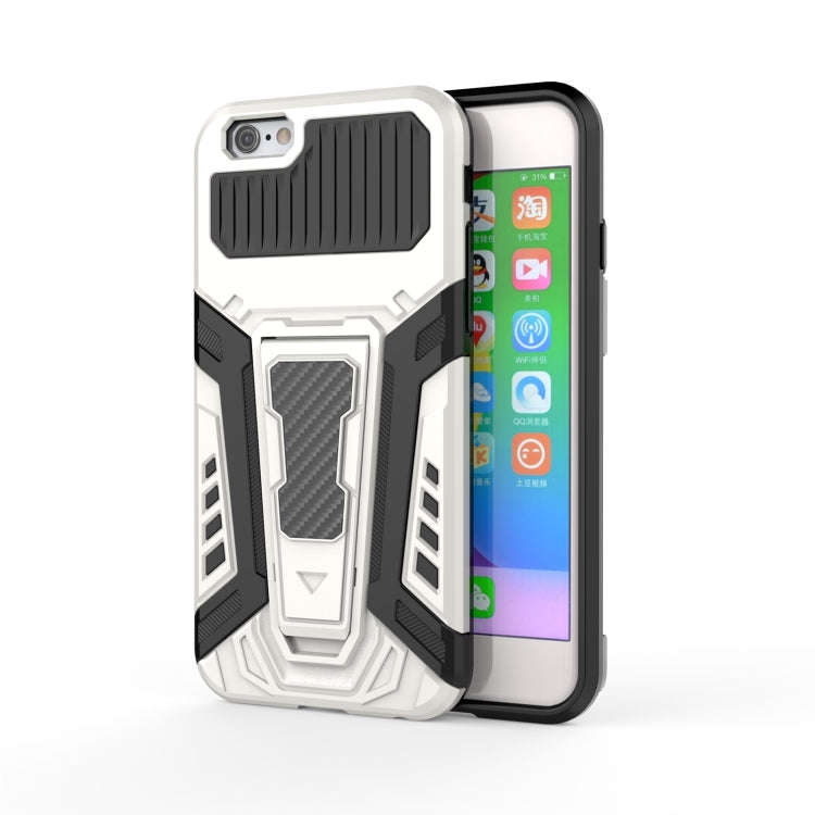War Chariot Series Armor All-inclusive Shockproof PC + TPU Protective Case with Invisible Holder, For iPhone 6, For iPhone 6 Plus, For iPhone 8 Plus / 7 Plus, For iPhone 11
