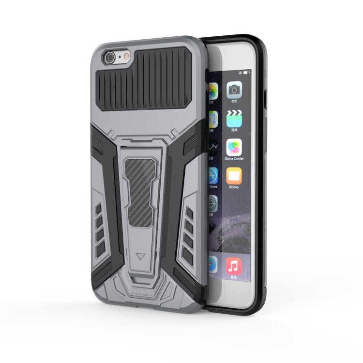 War Chariot Series Armor All-inclusive Shockproof PC + TPU Protective Case with Invisible Holder, For iPhone 6, For iPhone 6 Plus, For iPhone 8 Plus / 7 Plus, For iPhone 11