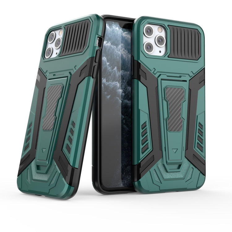War Chariot Series Armor All-inclusive Shockproof PC + TPU Protective Case with Invisible Holder, For iPhone 11 Pro