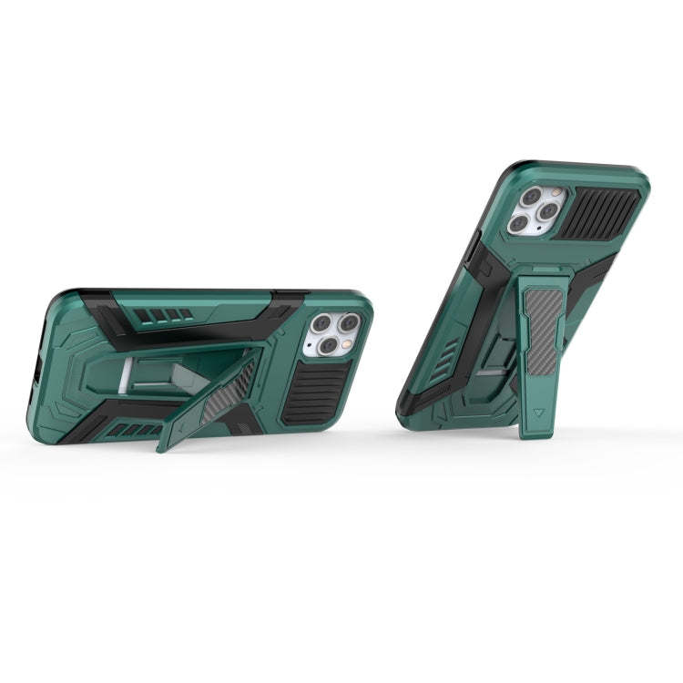 War Chariot Series Armor All-inclusive Shockproof PC + TPU Protective Case with Invisible Holder, For iPhone 11 Pro
