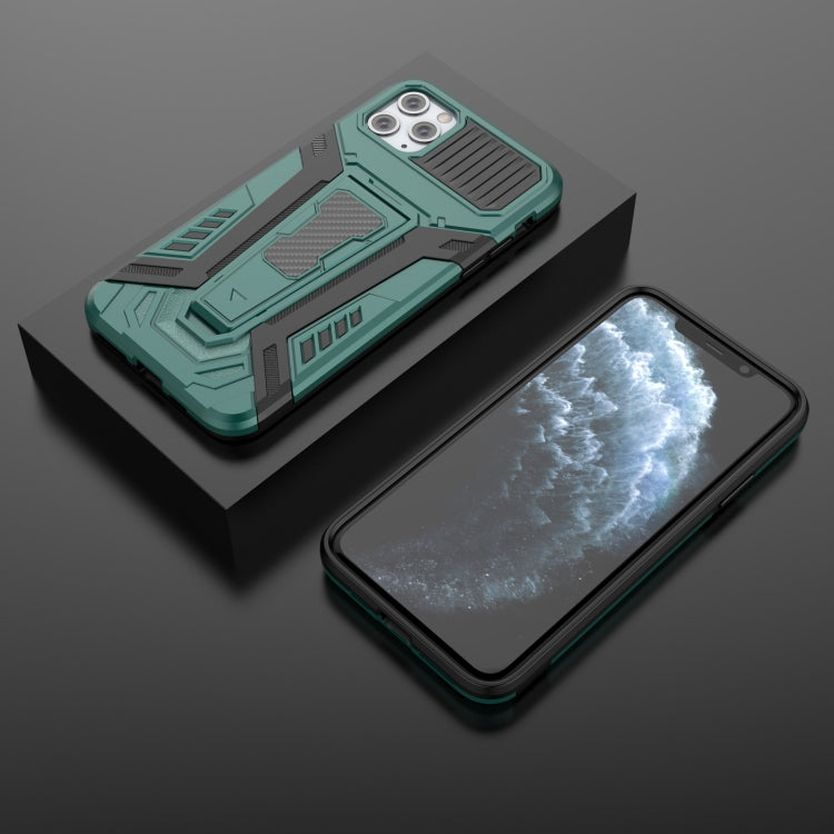 War Chariot Series Armor All-inclusive Shockproof PC + TPU Protective Case with Invisible Holder, For iPhone 11 Pro