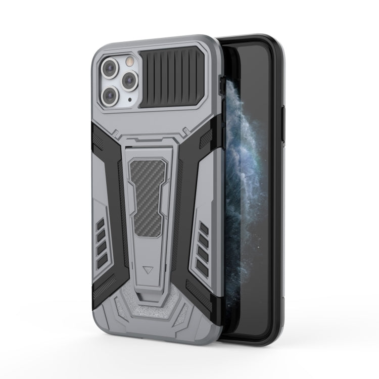 War Chariot Series Armor All-inclusive Shockproof PC + TPU Protective Case with Invisible Holder, For iPhone 11 Pro