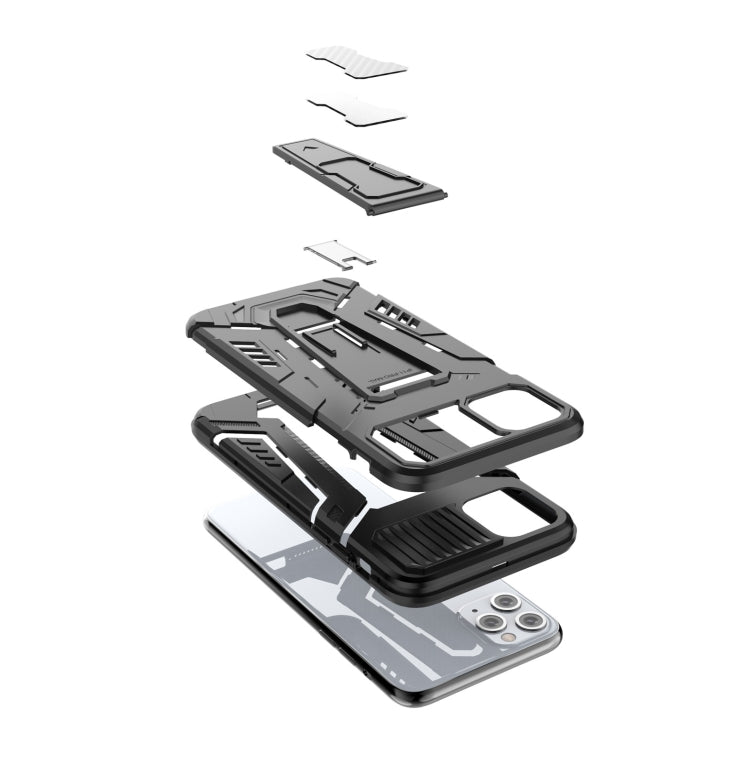 War Chariot Series Armor All-inclusive Shockproof PC + TPU Protective Case with Invisible Holder, For iPhone 11 Pro Max, For iPhone 12 / 12 Pro, For iPhone 12 Pro Max, For iPhone 12 mini