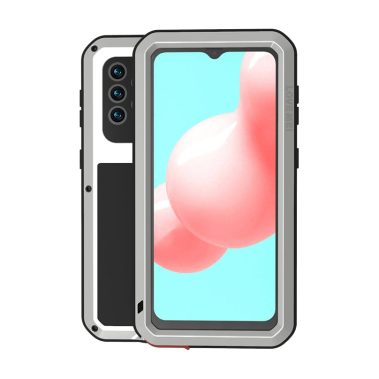 LOVE MEI Metal Shockproof Waterproof Dustproof Protective Case with Glass, For Samsung Galaxy A32 5G, For Samsung Galaxy A52 5G / 4G, For Samsung Galaxy S21 5G, For Samsung Galaxy S21+ 5G
