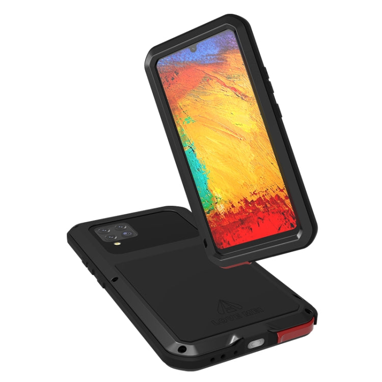 LOVE MEI Metal Shockproof Waterproof Dustproof Protective Case with Glass, For Samsung Galaxy A42, For Samsung Galaxy A72 5G / 4G
