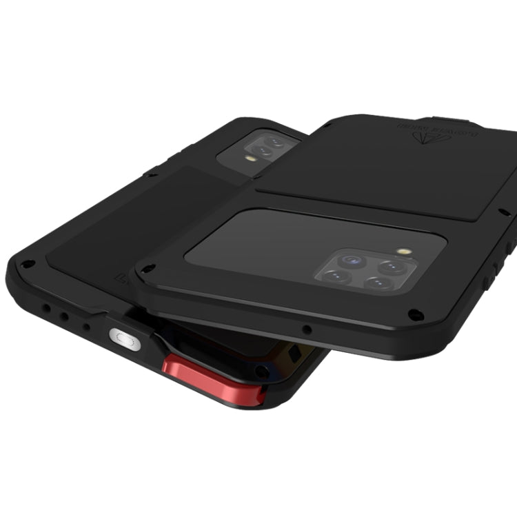 LOVE MEI Metal Shockproof Waterproof Dustproof Protective Case with Glass, For Samsung Galaxy A42, For Samsung Galaxy A72 5G / 4G
