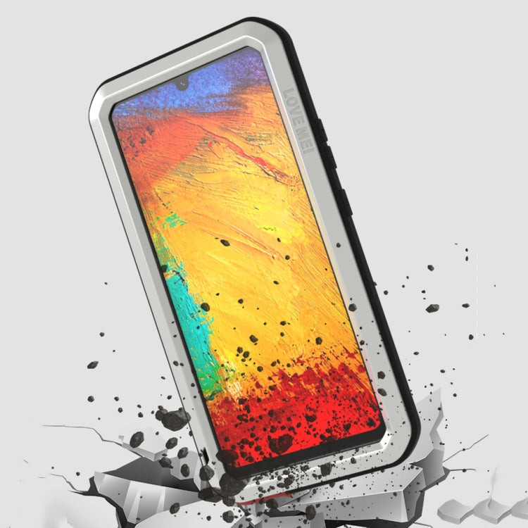 LOVE MEI Metal Shockproof Waterproof Dustproof Protective Case with Glass, For Samsung Galaxy A42, For Samsung Galaxy A72 5G / 4G