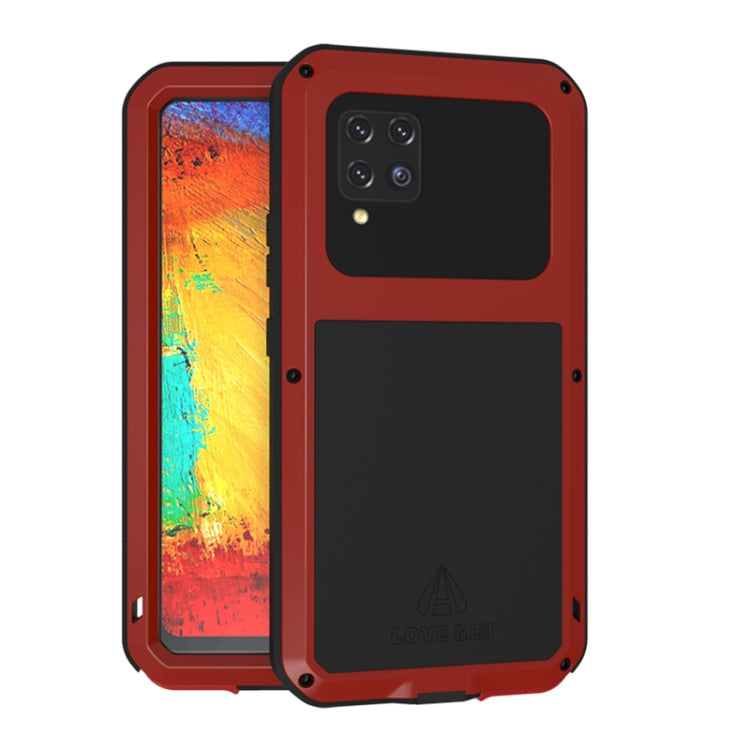 LOVE MEI Metal Shockproof Waterproof Dustproof Protective Case with Glass, For Samsung Galaxy A42, For Samsung Galaxy A72 5G / 4G