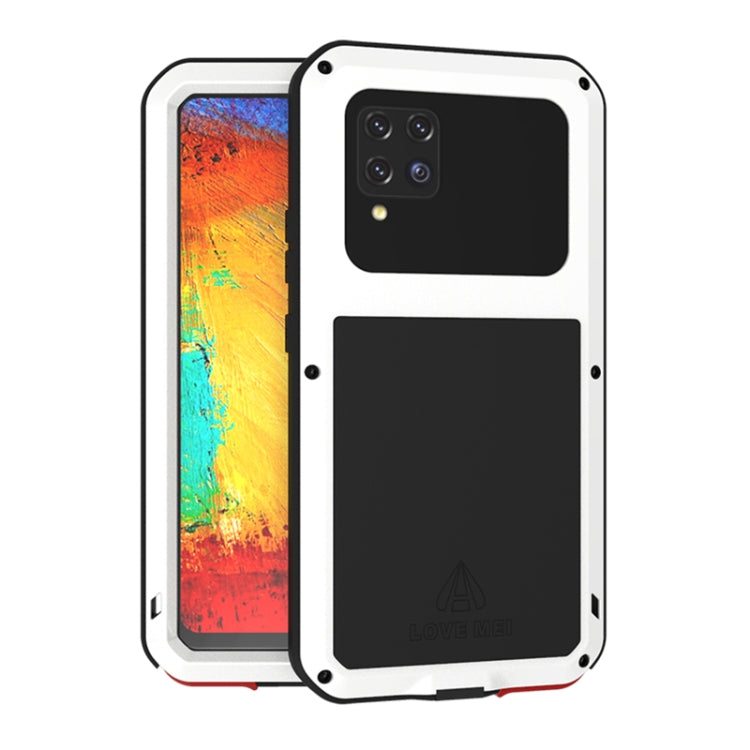 LOVE MEI Metal Shockproof Waterproof Dustproof Protective Case with Glass, For Samsung Galaxy A42, For Samsung Galaxy A72 5G / 4G