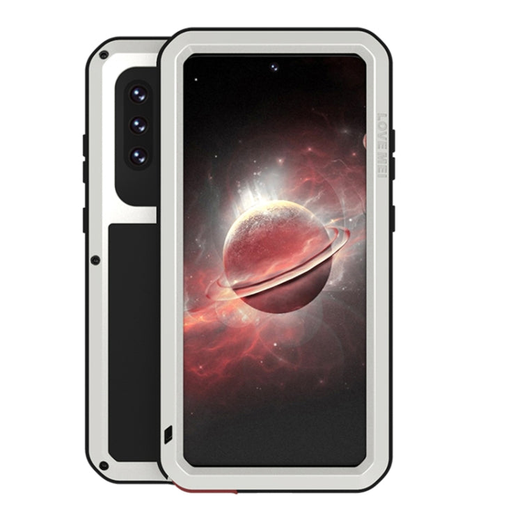 LOVE MEI Metal Shockproof Waterproof Dustproof Protective Case with Glass, For Samsung Galaxy A42, For Samsung Galaxy A72 5G / 4G