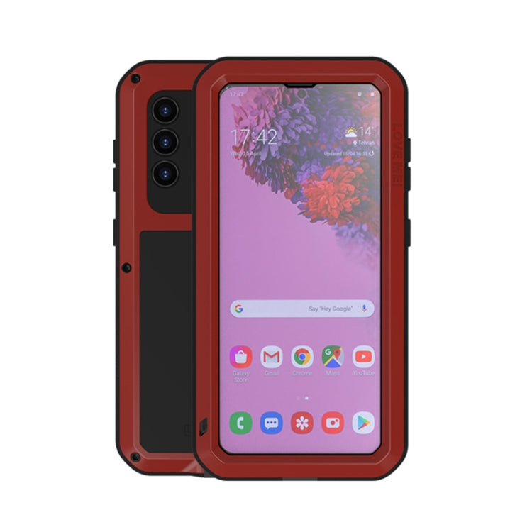 LOVE MEI Metal Shockproof Waterproof Dustproof Protective Case with Glass, For Samsung Galaxy A32 5G, For Samsung Galaxy A52 5G / 4G, For Samsung Galaxy S21 5G, For Samsung Galaxy S21+ 5G