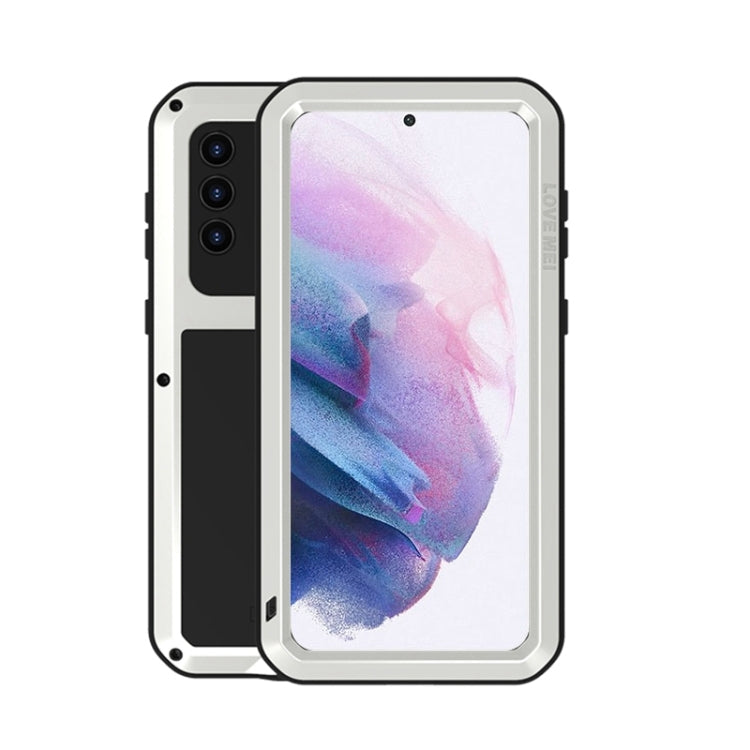 LOVE MEI Metal Shockproof Waterproof Dustproof Protective Case with Glass, For Samsung Galaxy A32 5G, For Samsung Galaxy A52 5G / 4G, For Samsung Galaxy S21 5G, For Samsung Galaxy S21+ 5G