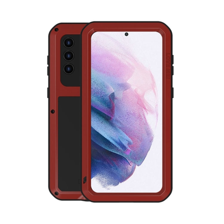 LOVE MEI Metal Shockproof Waterproof Dustproof Protective Case with Glass, For Samsung Galaxy A32 5G, For Samsung Galaxy A52 5G / 4G, For Samsung Galaxy S21 5G, For Samsung Galaxy S21+ 5G