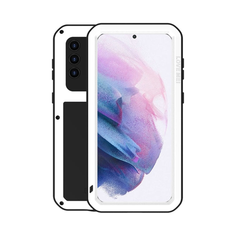 LOVE MEI Metal Shockproof Waterproof Dustproof Protective Case with Glass, For Samsung Galaxy A32 5G, For Samsung Galaxy A52 5G / 4G, For Samsung Galaxy S21 5G, For Samsung Galaxy S21+ 5G